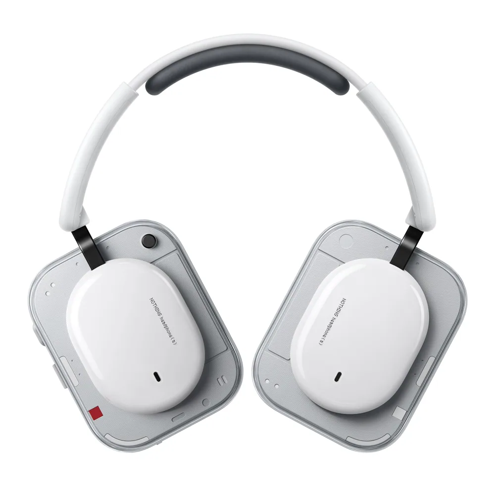 Nothing Headphone (a) Auriculares de Diadema Inalámbricos con Cancelación Activa de Ruido, hasta 135h de Batería, Hi-Res, Audio Espacial, Controles Táctiles– Blanco