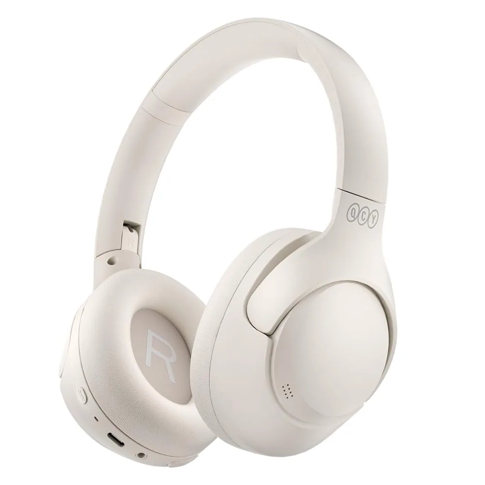 QCY H3 Auriculares Inalámbricos Bluetooth 5.4 Cancelación de Ruido Activa Híbrida, Hi-Res Audio, 60 Horas de Reproducción, Plegables Cascos Inalámbricos Compatible con iOS/Android