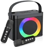 Karaoke 2 micros con luces