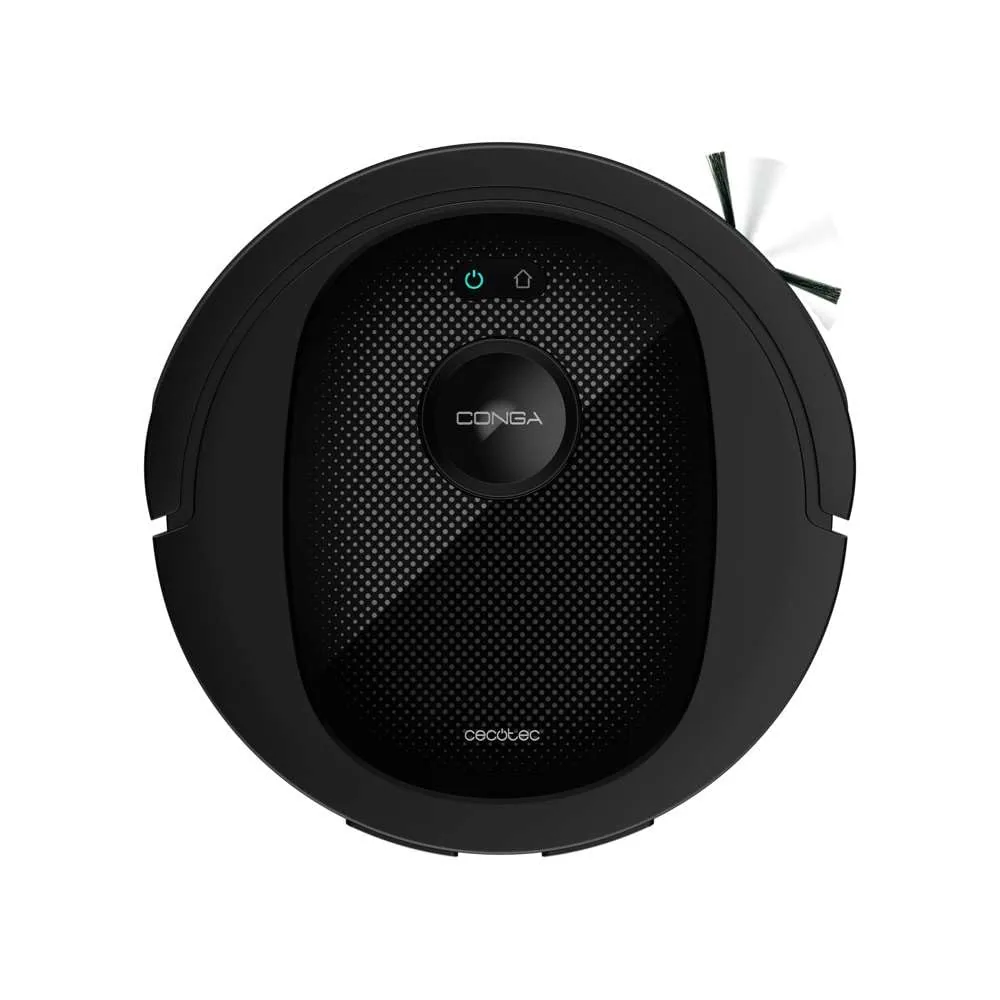 Cecotec Robot Aspirador Conga 7490 Ultimate X-Treme con tecnología de navegación láser, Limpieza 4 en 1, 4000 Pa, 120 min autonomía, Cepillo Central multifunción, 3 Niveles de Potencia, App