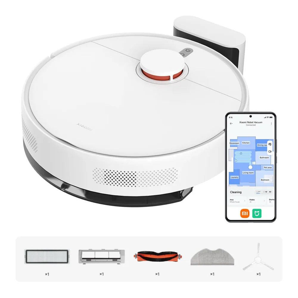 XIAOMI S40C Robot Aspirador con Fregado, 5000 Pa, Control App y Voz